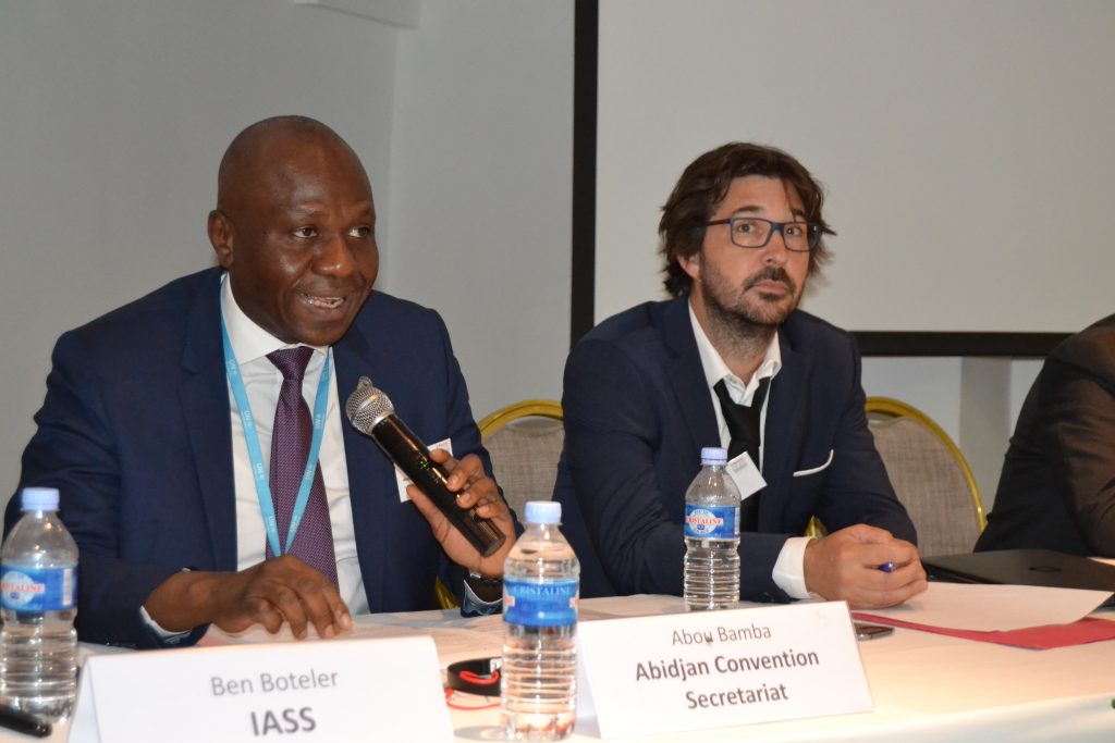 Abou Bamba (Abidjan Convention Secretariat) and Julien Rochette (IDDRI ...